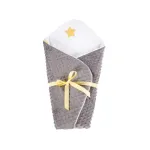 Patura de infasat pentru bebe Klups My Star Minky, 75x75 cm