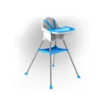 Scaun de masa pentru bebelusi MyKids 03220/1 albastru cu blat detasabil