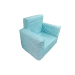 Fotoliu din burete pentru copii MyKids Ocean, husa bumbac lavabila