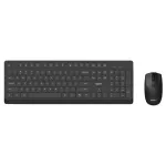 Kit Tastatura + Mouse OptimX Pro KM501W , High Quality, Slim, Silent click, Graphite black,  US Layout, Wireless 2.4GHz NewTechnology Media