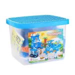 Cuburi de construcție Police, 175 piese, cutie plastic, multicolor