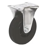 Roată fixă Renost 125 mm cu suport metalic și disc din polipropilenă