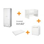 Mobilier Camera copii Si Bebelusi KLUPS NATI Alb-Gri