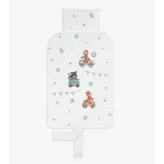 Saltea de înfășat pentru călătorie 80x45 cm pliabilă, model Cars