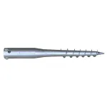 Șurub de pământ GSA02 zincat 800x68x1,8 mm, 3xM8 pentru stâlpi