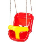 Leagăn pentru copii Debbi din plastic, cu bară de protecție