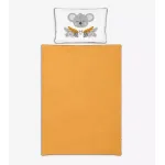 Lenjerie de pat bebe 2 piese KLUPS Nature&Love Tropics din bumbac