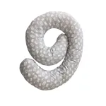 Perna de alaptare multifunctionala MyKids Coronite Gri, 180 cm