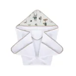 Prosop de baie pentru bebelusi Klups Fun World cu capison, 100x100 cm