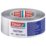 Bandă adezivă textilă Tesa Basic Duct Tape argintie 50 mm x 50 m