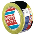 Bandă adezivă de avertizare Tesa PRO Marking galben-negru 50 mm x 33 m
