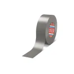 Bandă adezivă textilă Tesa Standard PE, argintie, 50 mm x 25 m