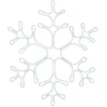 Decorațiune luminoasă LED fulg de zăpadă pentru exterior 53x56 cm, 230V