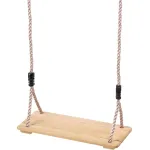 Leagăn din lemn pentru copii LEQ GATANA, 40x16 cm, rezistență 90 kg