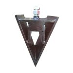 Nôž LS OK-10/14, klinový, plochý