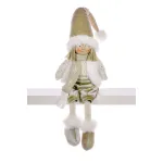 Decorațiune de Crăciun MagicHome, băiețel auriu, șezând, 33 cm