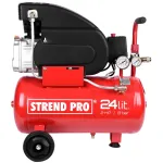 Compresor de aer Strend Pro FL2024-08, 24 L, 1,5 kW, cu roti