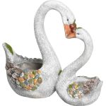 Dekorácia MagicHome Gecco, Labute, magnesia, 49x23x45 cm