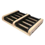 Covoraș perie pentru curățat încălțămintea, din lemn, 36x26,5 cm