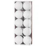 Set 10 globuri albe pentru bradul de Crăciun, 6 cm, MagicHome