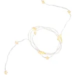 Instalație luminoasă LED stele pentru exterior, 180 LED alb cald IP44