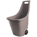 Carucior de gradina Keter Easy Go 50L, maro, 51x56x84 cm