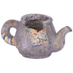 Dekorácia MagicHome, Črepník - kvetináč, mozaika, keramika, 28,5x15,5x15 cm