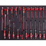 Set surubelnite 21 piese Strend Pro pentru sertar de carucior atelier