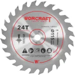 Disc circular Worcraft 115 mm, 24 dinti, pentru fierastrau CMCS-S20LiB