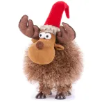 Decorațiune de Crăciun ren textil maro MagicHome, 25 cm
