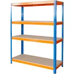 Raft metalic Strend Pro Racks RAT60 HD, 4 polite, 180x180x60 cm, 600 kg/polita