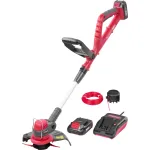 Trimmer electric cu acumulator Worcraft CGT-S20LiSTA 20V, 24 cm, set complet