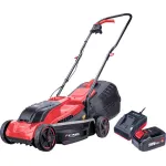 Mașină de tuns gazon Worcraft 20V Li-Ion, 32 cm, 30 l, cu acumulator 6 Ah