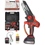 Mini drujbă cu acumulator Worcraft 20V, brushless, lamă 15 cm, set