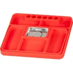 Nádoba Strend Pro, na skrutky, magnetická, silikónová, do autodielní, 272x240x25 mm