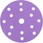 Disc abraziv Worcraft 150 mm P400 pentru slefuitor excentric, set 5 buc