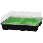 Minisera pentru răsaduri Strend Pro cu capac, set 4 piese, 37,5x24x13 cm