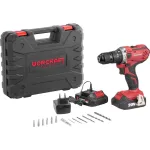 Mașină de găurit și înșurubat Worcraft 20V, brushless, 2x2Ah, set
