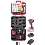 Uťahovák Worcraft CIW-S20LiBM-450 ShareSYS, 20V Li-Ion, rázový, 450Nm, 1/2" square, SET 1x akumulátor 4.0 Ah + rýchlonabíjačka, v kufri