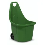 Cărucior de grădină Blumax Caddy 60 L verde pentru deșeuri