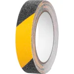Bandă antiderapantă autoadezivă Strend Pro 25 mm x 5 m, negru/galben