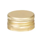 Zátka ALU na demižón, zlatá, vrchnák so závitom, 35/18 mm