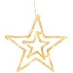 Stea decorativă de Crăciun MagicHome cu 20 LED alb cald, 27,5 cm