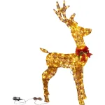 Decorațiune luminoasă ren MagicHome Crăciun, 230 LED, 1,2 m