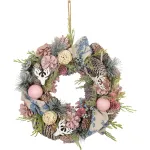 Coroniță de Crăciun vintage suspendabilă, decor elegant, 30 cm