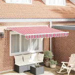 Cortina Retractabilă Roșu 250 x 200 cm țesătură GartenMobel Dekor