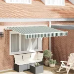Cortina Retractabilă Verde 250 x 200 cm țesătură GartenMobel Dekor