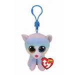 Breloc din plus TY Beanie Boos Pisicuța Heather, 8,5 cm