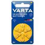 BATERII AUDITIVE 10 BLISTER 6 VARTA