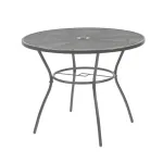 Masă de grădină rotundă Arko din plasă metalică, antracit